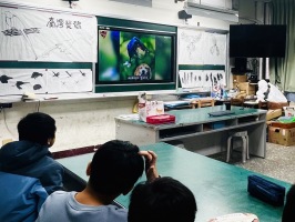 校長藝術課  台灣藍鵲  水墨:IMG_4118